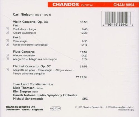 Nielsen/schonwandt/danish National Radio Sym Violin Concerto 1 Nielsen/schonwandt/danish National Radio Sym Violin Concerto 1