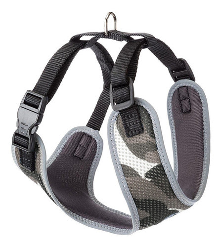 Arnes Pretal Perros Arnes Nikita - Camuflado Gris Small 0
