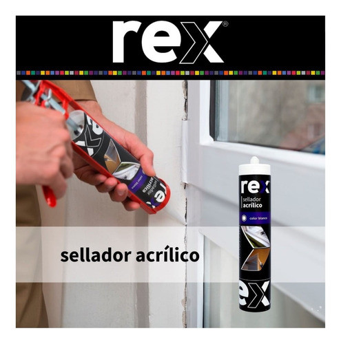 Kit X 3uni Sellador Acrilico Secur 300ml Blanco Pintable -sc 1
