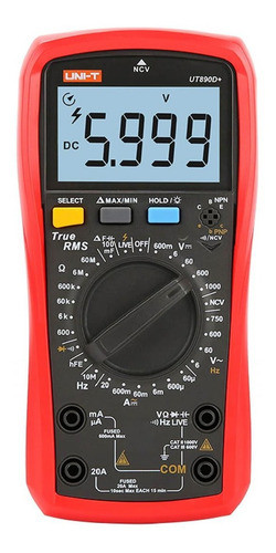 Multímetro Digital True Rms Uni-t Ut890d-plus Emakers 0