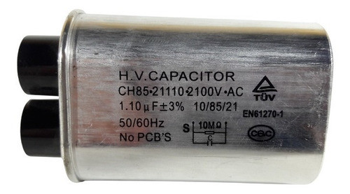 Capacitor Microondas 1.10uf 2100vac 0