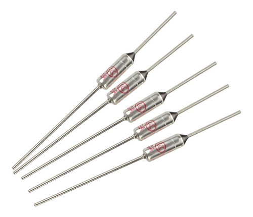Fusible Termico 216º 250v 10a Axial Plancha Pack X5 Unidades 0