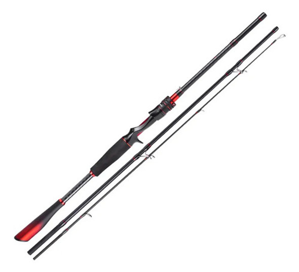 Caña Caster Black Widow 2.10m Bait 3 Tramos 10-20 Lb 8-25g 0