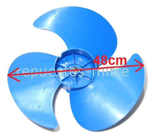 Pala Paleta Hélice Turbo Ventilador Rosario 20 50cm Original 1