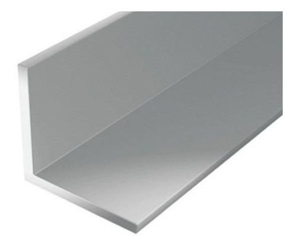 Perfil De Aluminio Angulo 50x50x5 Mm Natural Largo X 2 Mts 0