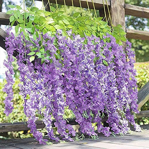 Nuevo Ruicheng Flor Artificial, Guirnalda Colgante De Ratta 1