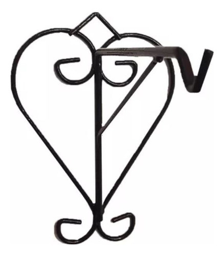 Soportes De Hierro Mensulas Colgar Maceta Chica 12cm 0