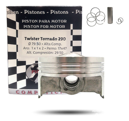 Kit Piston Competicion Rr Honda Tornado 290 C/aro Japon 79.5 0
