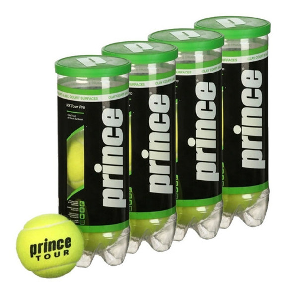 Combo X3 Tubos De Pelotas Prince Nx Tour Pro 1 Combo X3 Tubos De Pelotas Prince Nx Tour Pro 1