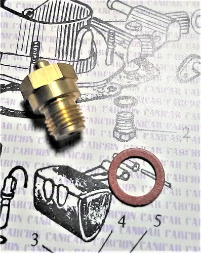 Asiento Y Aguja Solex 2b Peugeot Xse-taunus Gt.glx-fiat 1300 0