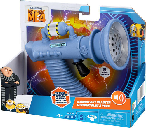 Minions Despicable Me 4 Sfx Mini Lanzador Con Sonido 0