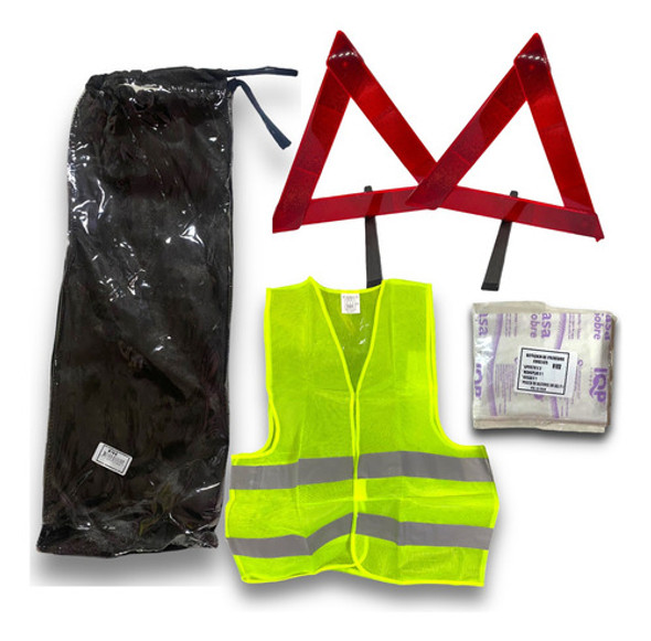 Kit De Seguridad Auto Baliza Chaleco Botiquin Complementario 0 Kit De Seguridad Auto Baliza Chaleco Botiquin Complementario 0