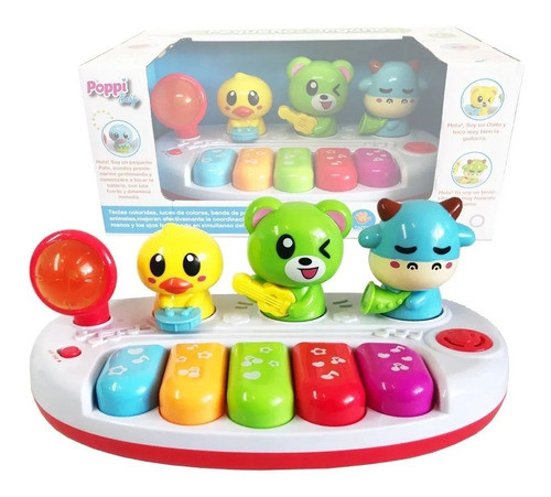 Organo Musical Primera Infancia Animales Bebe 2 Idiomas 1