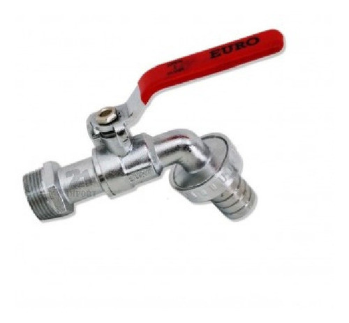 Canilla Metal Para Jardín Exterior De 1/2 Pulgada 21import 0