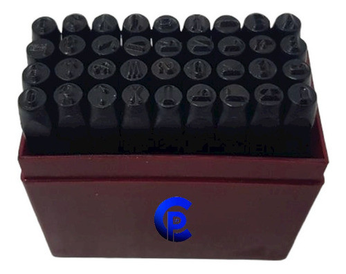 Juego Números Y Letras Estampar Golpe 3mm Uyustools 36 Pcs 1