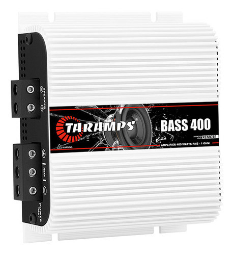 Potencia Monoblock Taramps Bass 400w Rms 1 Ohm Subwoofer 1