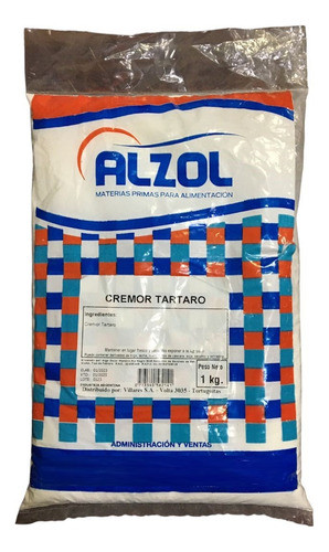 Cremor Tartaro X 1 Kg Alzol 0