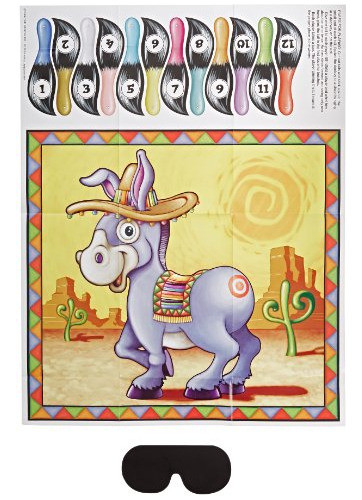 Juego De Burro (máscara Y 12 Colas Incluidas) Accesorio De F 0