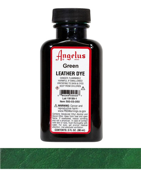 Tinte Para Cuero Angelus - Zapatos Bolsos Etc - Verde 0