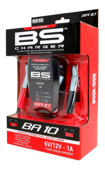 Cargador Mantenedor Bateria Moto Litio Bs Battery Ryd Motos 0