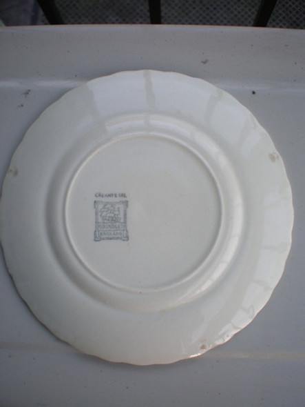 Dos Platos De Loza Inglesa Grindley Sellados 1 Dos Platos De Loza Inglesa Grindley Sellados 1