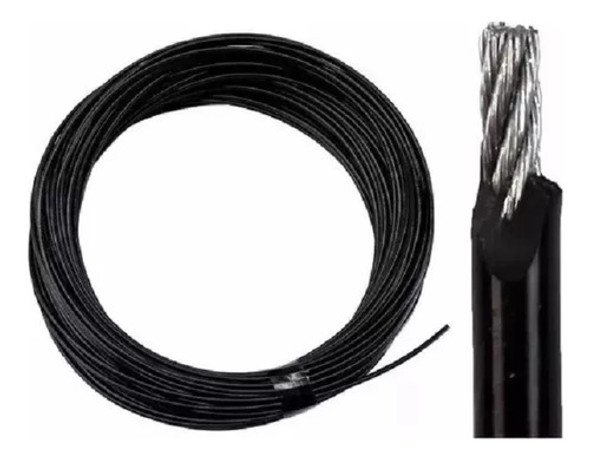 Cable Acero 5m X 5mm Gym Gimnasio Forrado Revestido 1