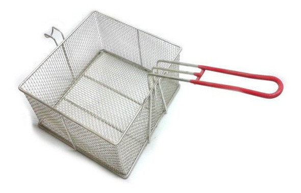 Canasto Freidor 28 X 28 Cuadrado Alambre Estañado 0