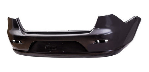 Parachoque Trasero Negro Liso Fiat Siena 2009-12 Elx 0