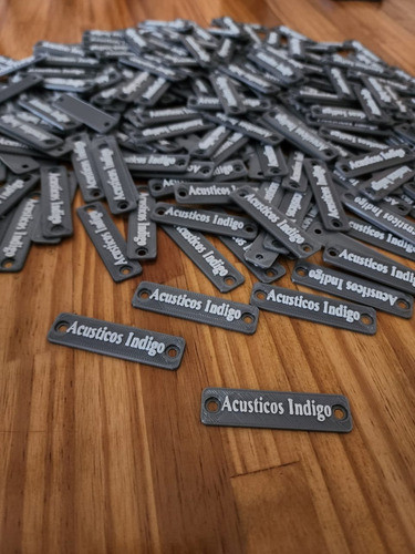 Tags Etiquetas X 300 U Personalizadas Marca Empresas Logo 3d 1