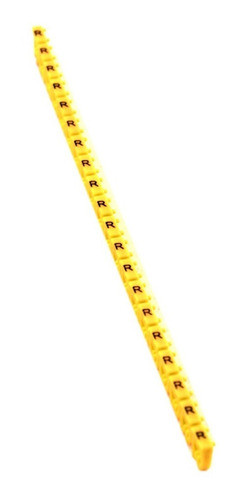 Anillo Identificador Cables 4 A 6mm Letra N  Zoloda X Tira 0