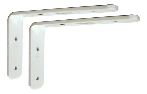 Soporte Estante Mensula Forte 100x200 Mm Blanco Caja X 20 C 0