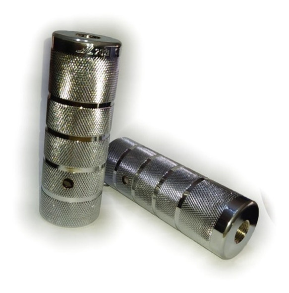 Par De Picadores Bmx En Acero Para Eje 14mm Roscado -cromado 0
