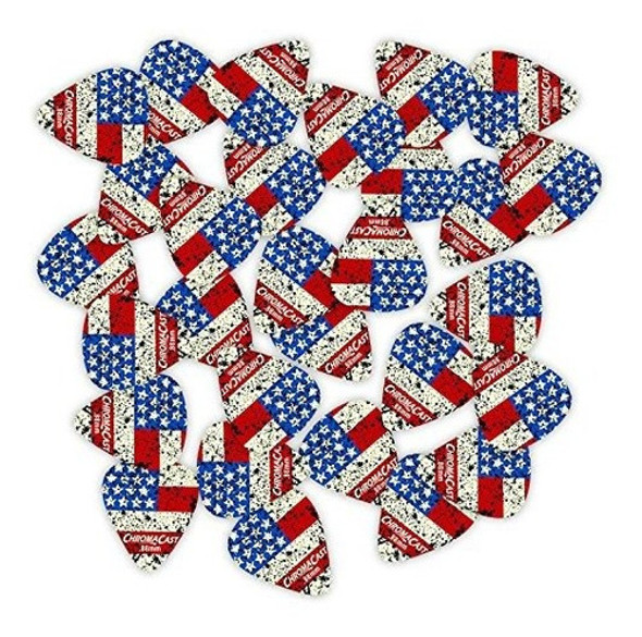 Chromacast Ccdpusa73  30pk Delrin Bandera De Ee. Uu Puas De 0