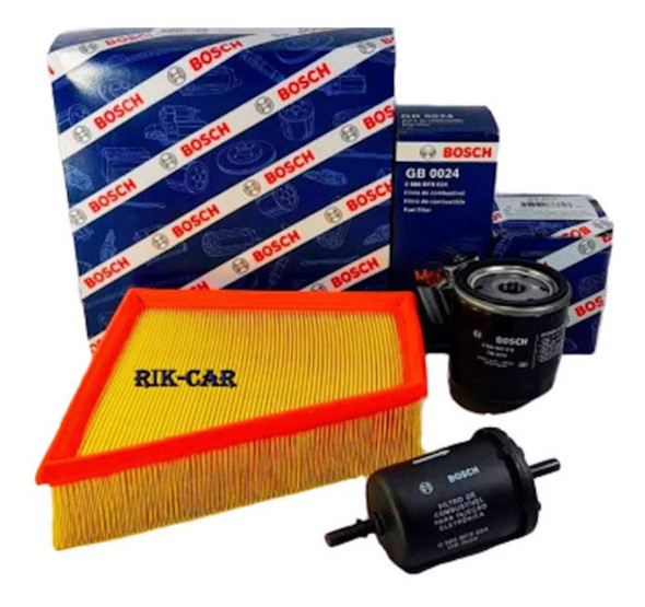 Kit Filtros Bosch Aire Aceite Nafta Vw Gol Trend 1.6 8v 0