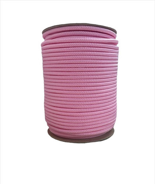 Soga Polipropileno Trenzada 6mm X 100 Metros Color Rosa Bebe 0