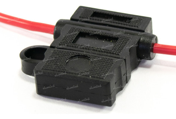 Portafusible Aereo Tipo Automotor 14awg Con Tapa Pack X20 1