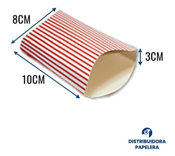 Caja Sobre De Cartón Para Papas Fritas X 100 Unidades 1