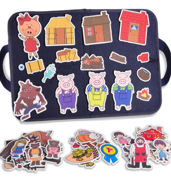 Tableros De Feltro Para Niños Pequeños Con 4 Historias 0