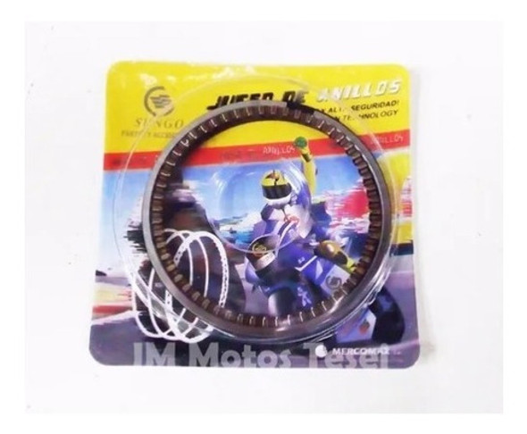 Aros De Pistón Honda Wave 100 Biz 100 Sungo Medida Standard 0