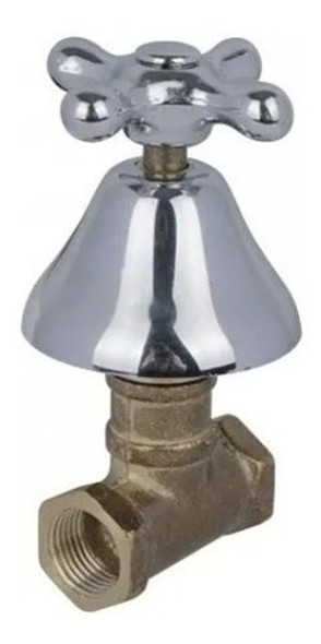 Llave De Paso Bronce Hh Con Campana Ø ½ 0