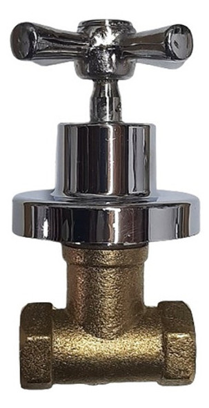 Llave De Paso Bronce Hh Con Campana Ø ½ 0