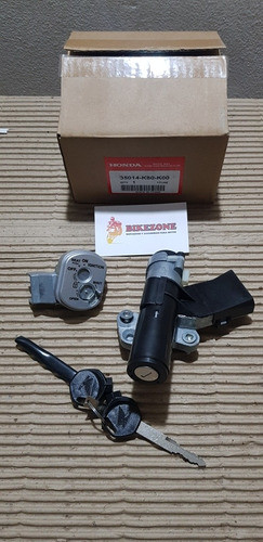 Kit Cerradura Llave Tambor Original Honda New Elite 2018 1