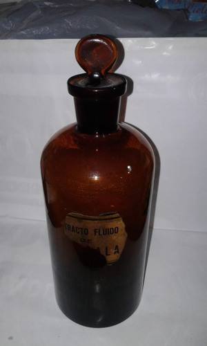 Antiguo Envase Farmacia Laboratorio  625 Ambar 0
