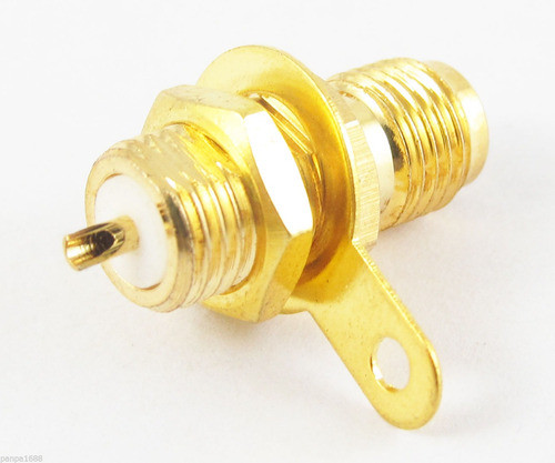 6pcs Rf Adaptador Conector Sma Hembra Panel De Montaje Con L 0