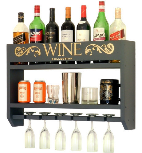 Mueble Para Vinos Bodega Vinoteca Cava De Madera Colgante 0