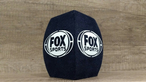 Capuchon Paraviento Portamicrofono Con Logo Para Medios 1