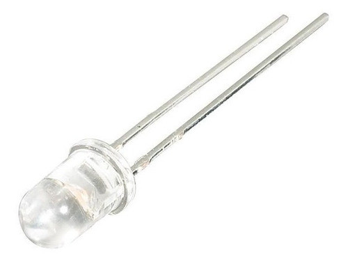 Diodos Led 10 Mm Redondos Color Blanco Pack X10 Unidades 0