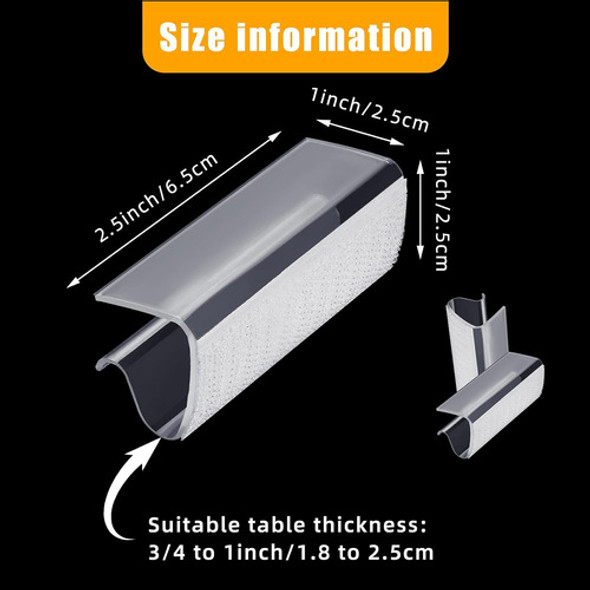 Broches Para Mantel Transparentes, 12 Piezas Para Eventos 1 Broches Para Mantel Transparentes, 12 Piezas Para Eventos 1