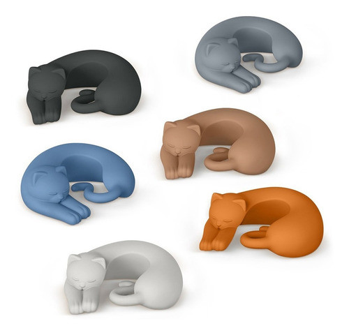 Marca Vasos Gato Gatito Michi Señaladores Decoracion Copas 0