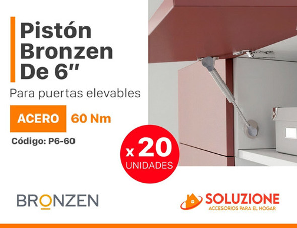 Pistón A Gas Mini Elevador Puerta  60 Newton X 20 Unidades 1
